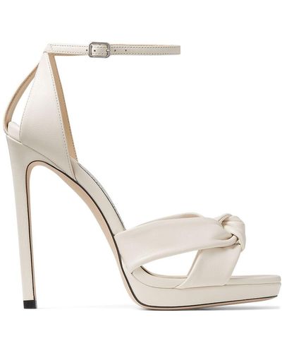 Jimmy Choo Sandales Rosie 120 mm - Blanc