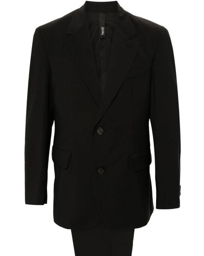 Hevò Molfetta Single-breasted Suit - Black
