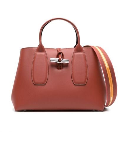Longchamp Mittelgroße Handtasche - Rot