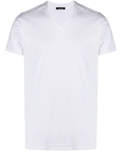 Tom Ford T-shirt Met V-hals - Wit