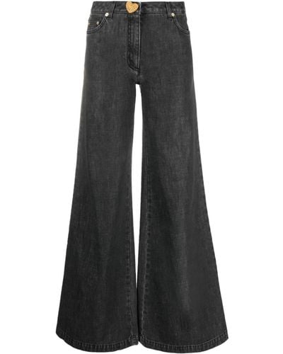 Moschino Flared-design Jeans - Black