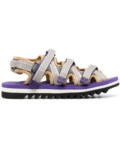 Suicoke Zip-ab Cut-out Sandals - White