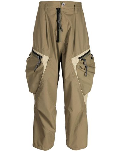 Mostly Heard Rarely Seen 3d Inset Pocket Trousers - Natural