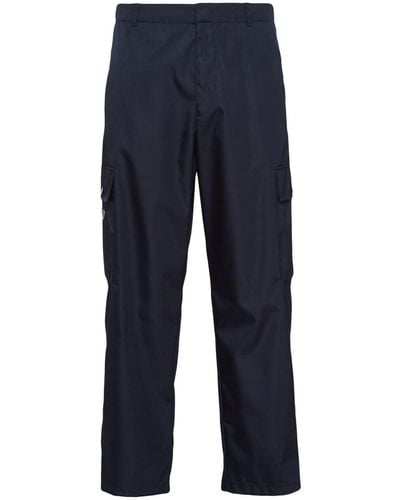 Prada Re-nylon Cargo Pants - Blue