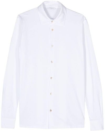 Boglioli Long-sleeves Cotton Shirt - White