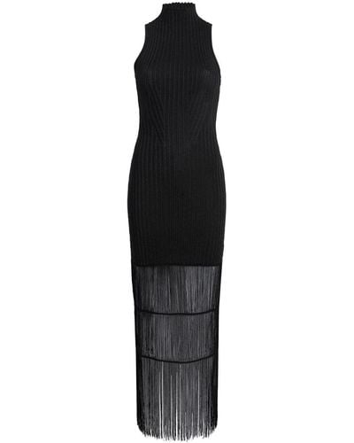 Khaite The Zara Halterneck Maxi Dress - Black