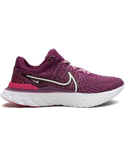 Nike React Infinity Run Flyknit "sangria" Sneakers - Purple