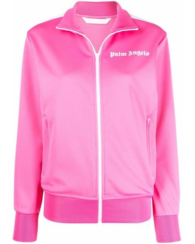 Palm Angels Logo-print Track Jacket - Pink