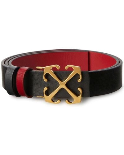 Off-White c/o Virgil Abloh Arrows Reversible Leather Belt - Red