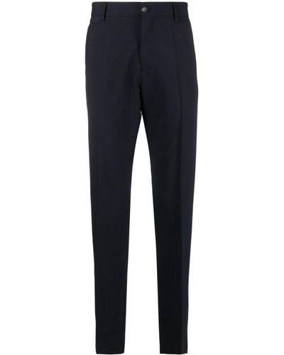 BOSS Mid-rise Tapered Tailored Trousers - Blue