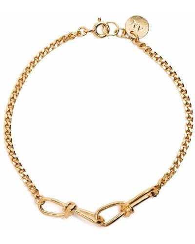 Annelise Michelson Gourmette Double Wire Bracelet - Metallic