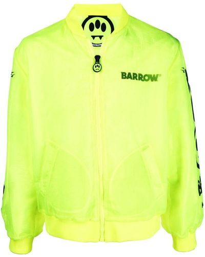 Barrow Leichte Jacke mit Logo-Print - Gelb