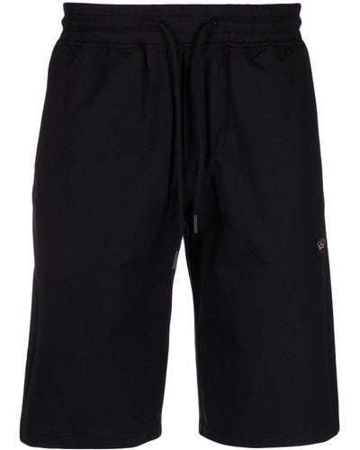 Paul & Shark Logo-patch Bermuda Shorts - Black
