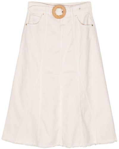 Ba&sh Tinna Midi Skirt - White