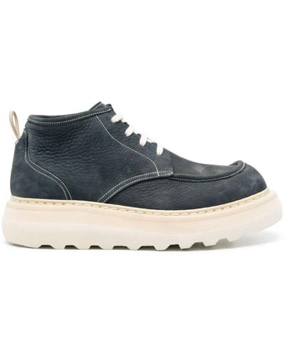 Premiata Ankle-length Leather Boots - Blue