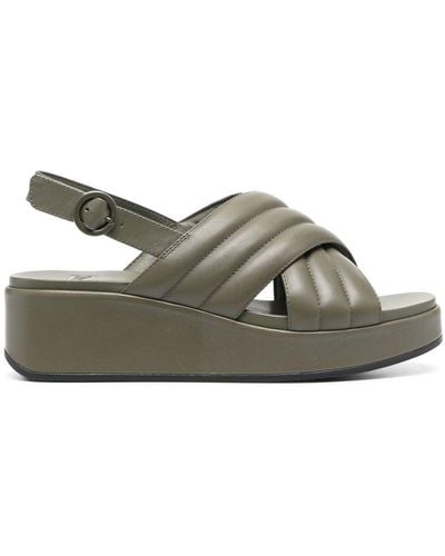 Camper Misia Wedge Sandals - Gray