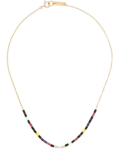 Isabel Marant Halskette mit Perlen - Natur