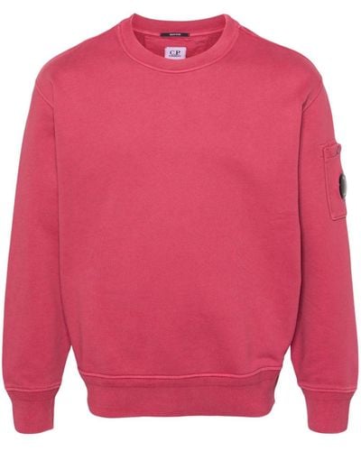 C.P. Company Lens-detail Cotton Sweatshirt - Pink