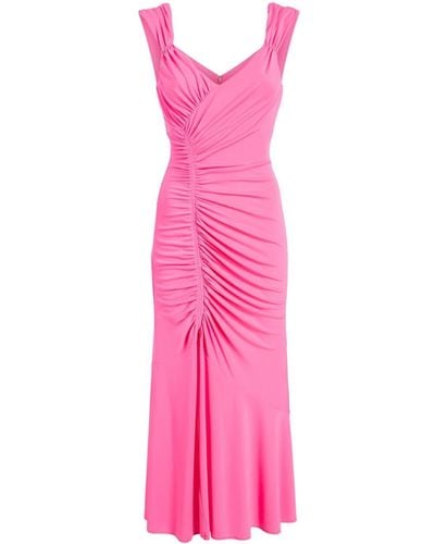 Cinq À Sept Vestido midi Juliete - Rosa