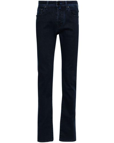 Jacob Cohen Jeans slim Bard a vita media - Blu