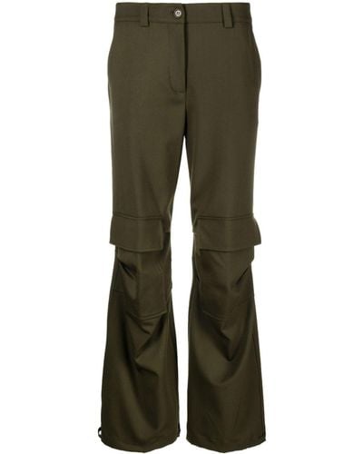 P.A.R.O.S.H. Pantalon ample à poches cargo - Vert