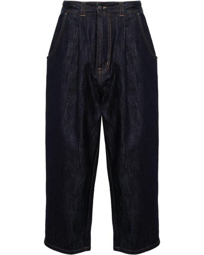 Societe Anonyme Tres Bien Jeans Met Toelopende Pijpen - Blauw
