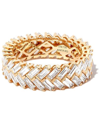 Anita Ko 18kt Yellow Gold Diamond Ring - Metallic