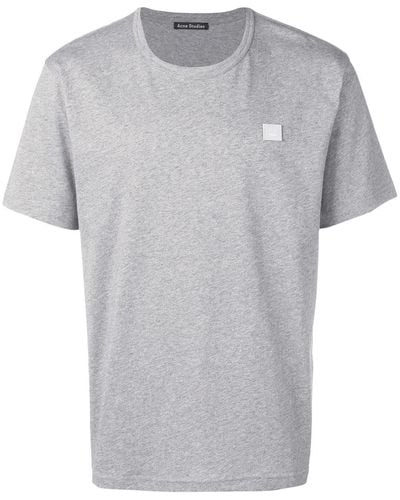 Acne Studios Nash Face T-shirt - Gray