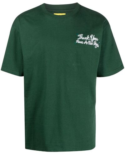 Market Graphic-print Cotton T-shirt - Green