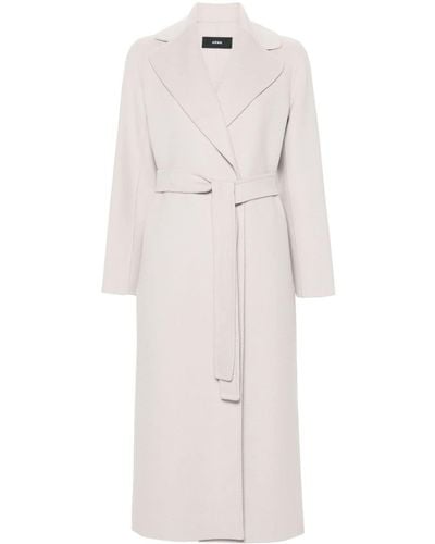 Arma Crete Wool Coat - White