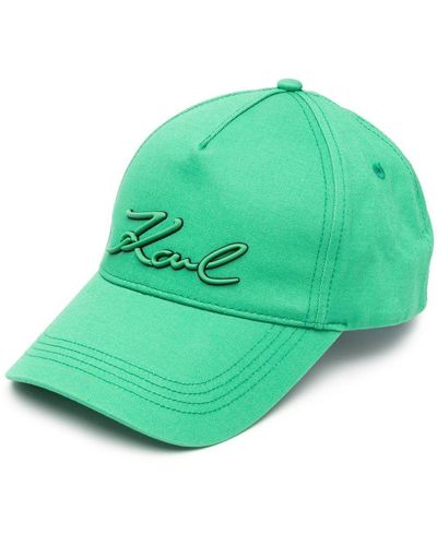 Karl Lagerfeld K/signature Baseball Cap - Green