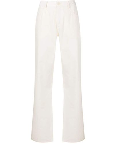 UMA | Raquel Davidowicz Pantalones de talle alto - Blanco