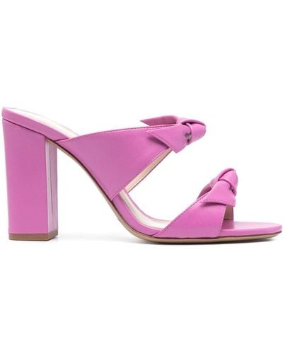 Alexandre Birman Nolita 90mm Leather Sandals - Pink