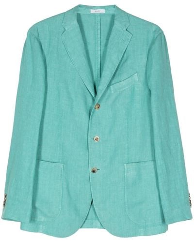 Boglioli K-jacket Single-breasted Blazer - Green