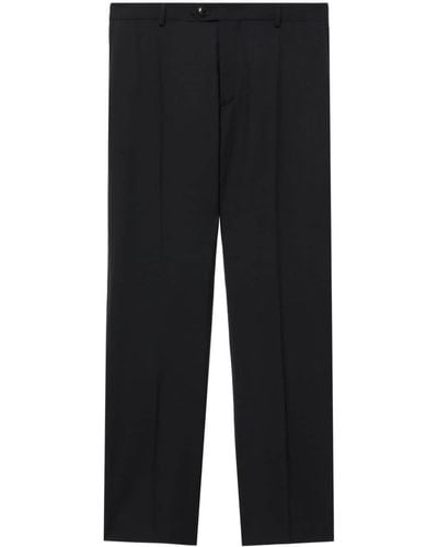 A Kind Of Guise Virgin Wool Straight-leg Trousers - Black