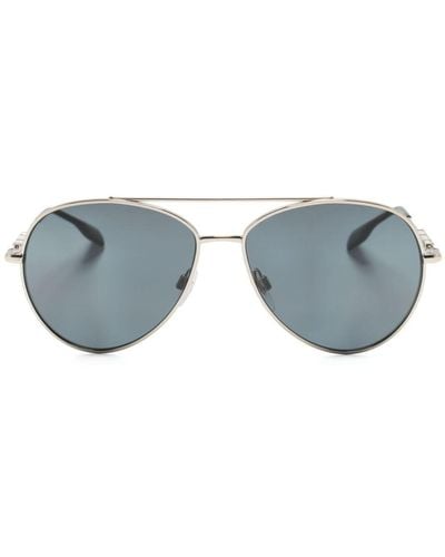Burberry Pilot-frame Sunglasses - Blue