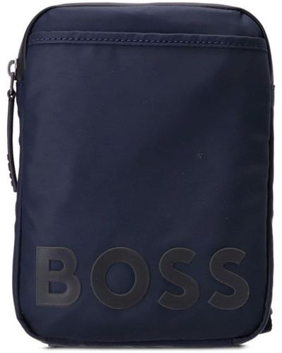 BOSS Étui pour smartphone Thunder à logo emé - Bleu