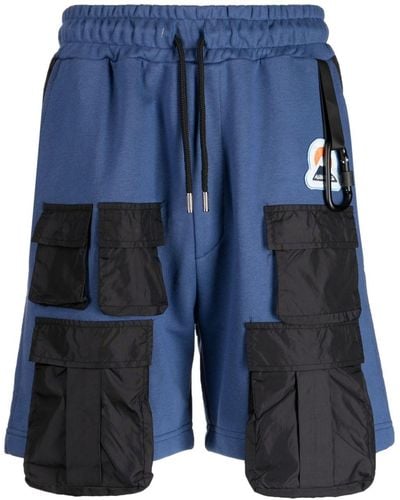 Mauna Kea Climber Cotton Track Shorts - Blue
