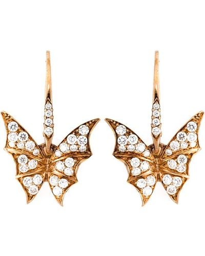 Stephen Webster Diamond Wing Earrings - Metallic