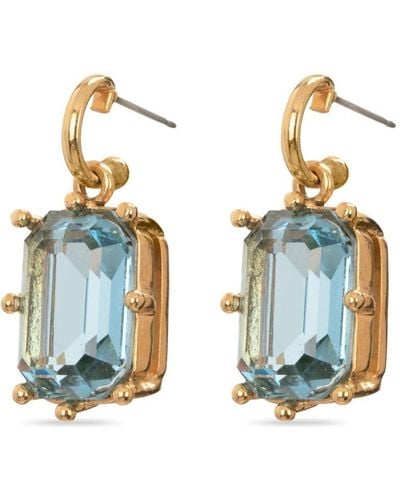 Jennifer Behr Joleen Hoop Earrings - Blue