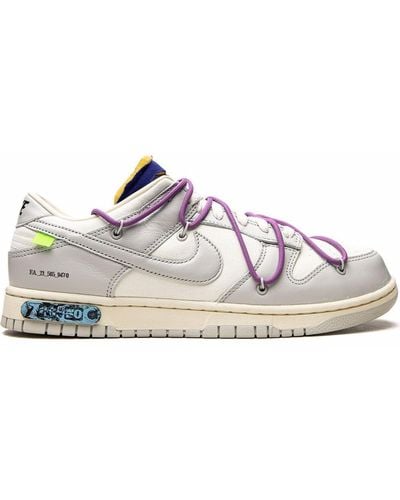 NIKE X OFF-WHITE Dunk Low "lot 48" Sneakers - White