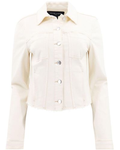 Veronica Beard Holden Pointed-collar Jacket - White