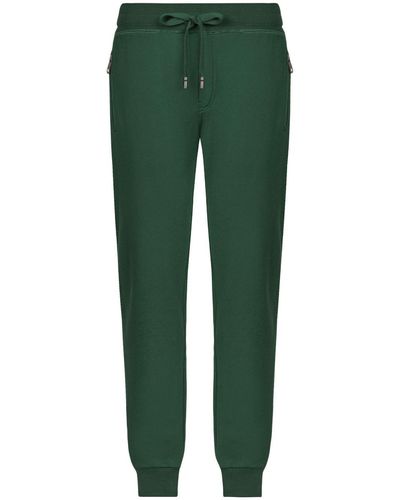 Dolce & Gabbana Pantalones de chándal con cordones - Verde