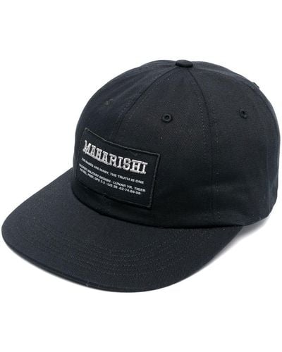 Maharishi Cappello da baseball con ricamo - Blu