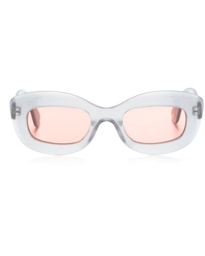 Garrett Leight Dolores Rectangle-frame Sunglasses - Pink