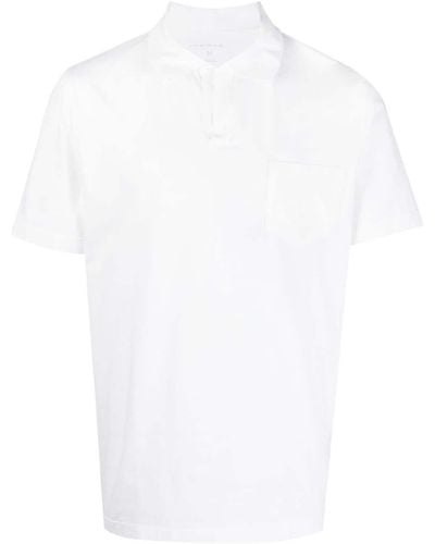 Sease チェストポケット ポロシャツ - ホワイト
