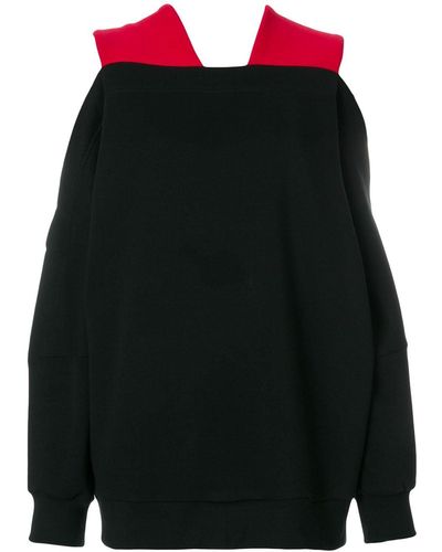 Ioana Ciolacu Cutout shoulder sweatshirt - Negro