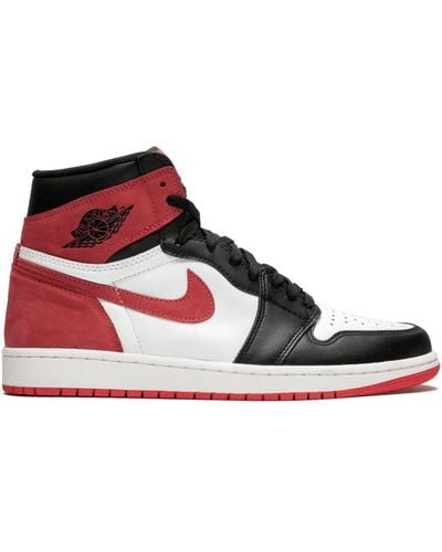 Nike Air 1 Retro High Og "track Red" Sneakers