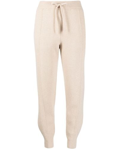 Pringle of Scotland Tapered-leg Knitted Trousers - Brown