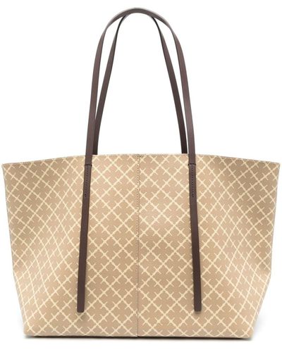 By Malene Birger Abigail Printed Tote Bag - Natural